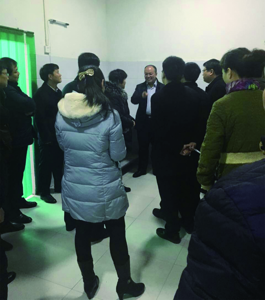 縣領導小組來我公司考察指導